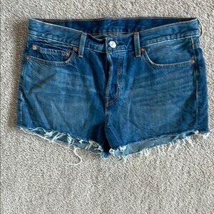 Levi's Classic Blue Jean Shorts